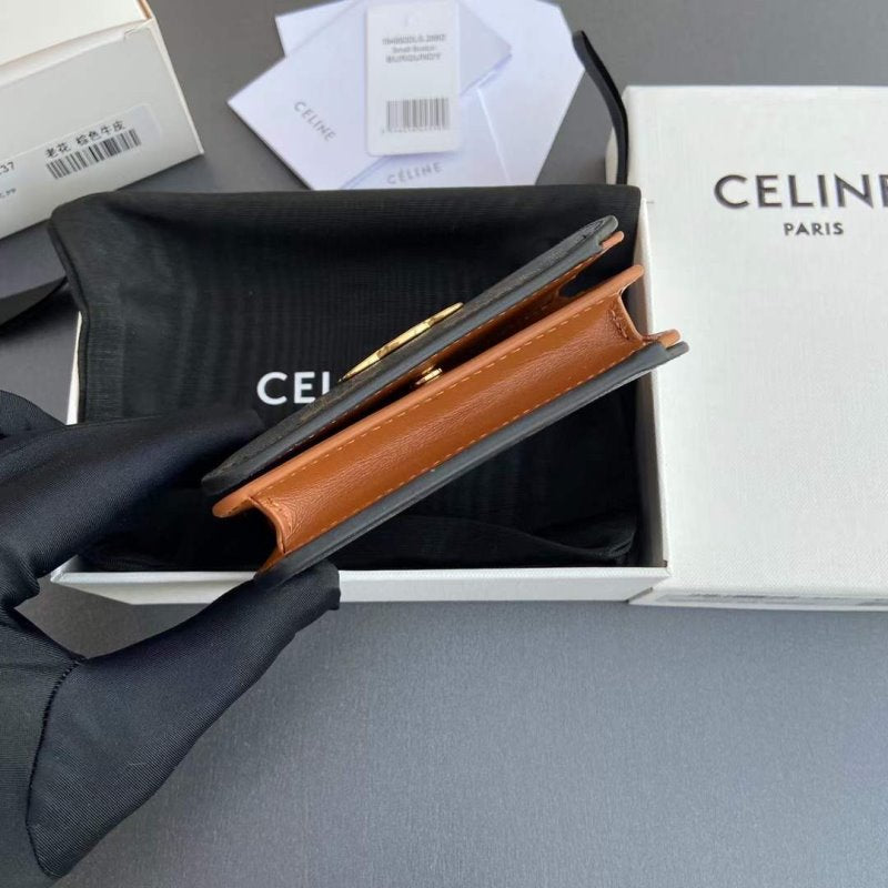 Celine Triomphe Leather Wallet WB001300