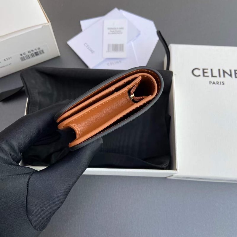 Celine Triomphe Leather Wallet WB001300