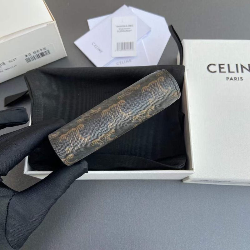 Celine Triomphe Leather Wallet WB001300