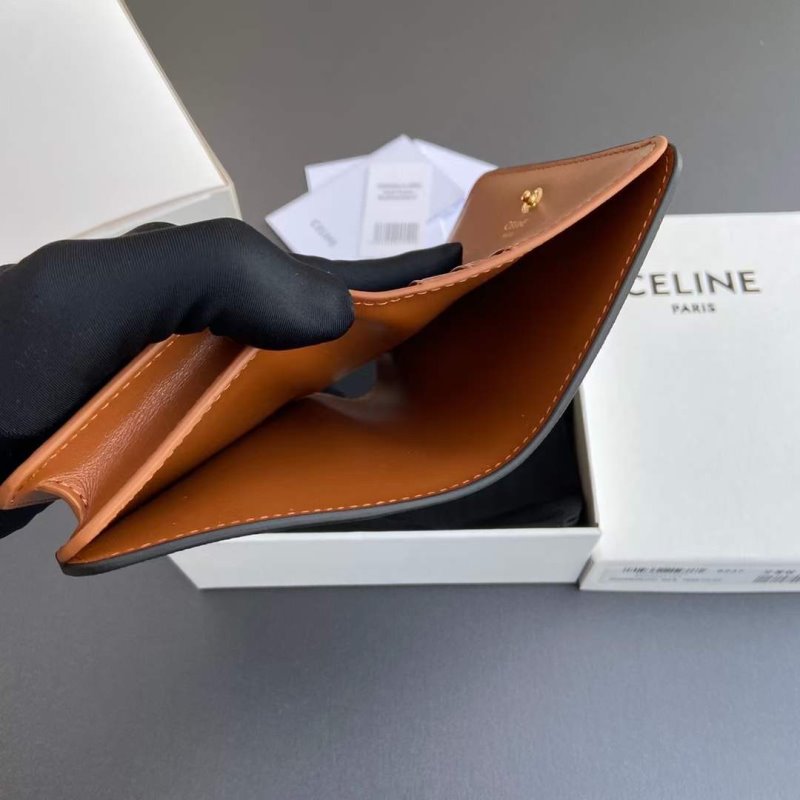 Celine Triomphe Leather Wallet WB001300
