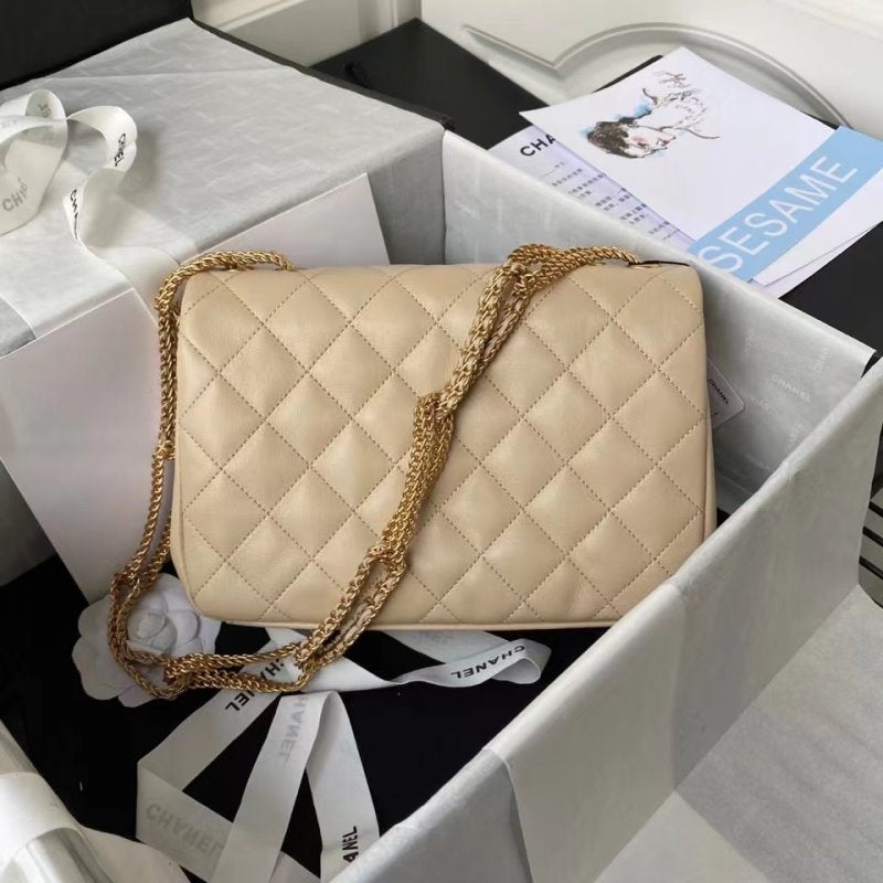 Chanel Beige Flap Bag BCH00773