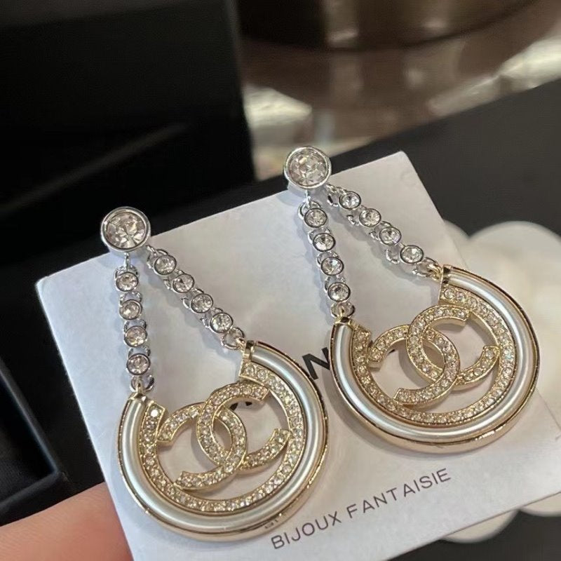 Chanel Diamond Earrings JWL00666