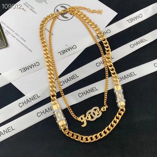 Chanel Double Decker Necklace  JWL00732