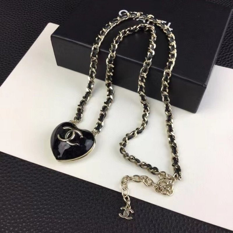Chanel Heart Wear  Necklace  JWL00750