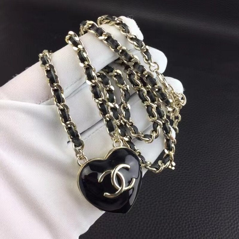 Chanel Heart Wear  Necklace  JWL00750