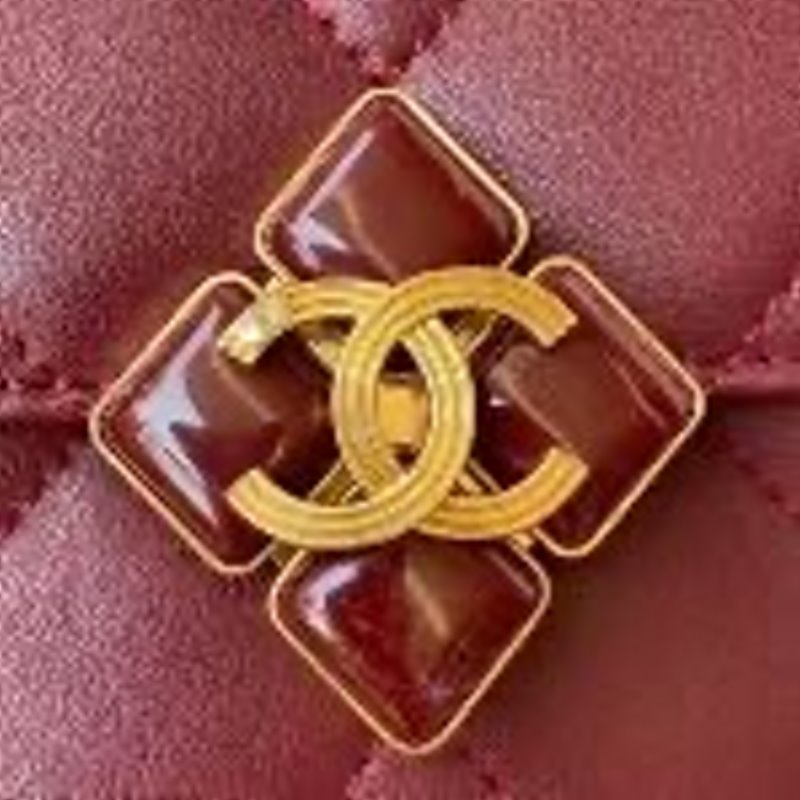 Chanel Maroon Flap Bag BCH00754