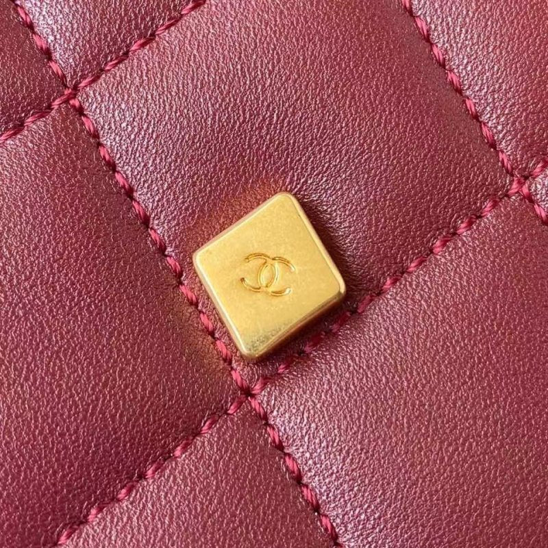 Chanel Maroon Flap Bag BCH00754