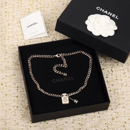 Chanel Perfume Bottle Necklace JWL00741