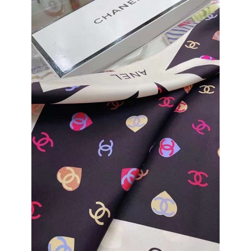 Chanel Twill Silk Square Scarf SS006008