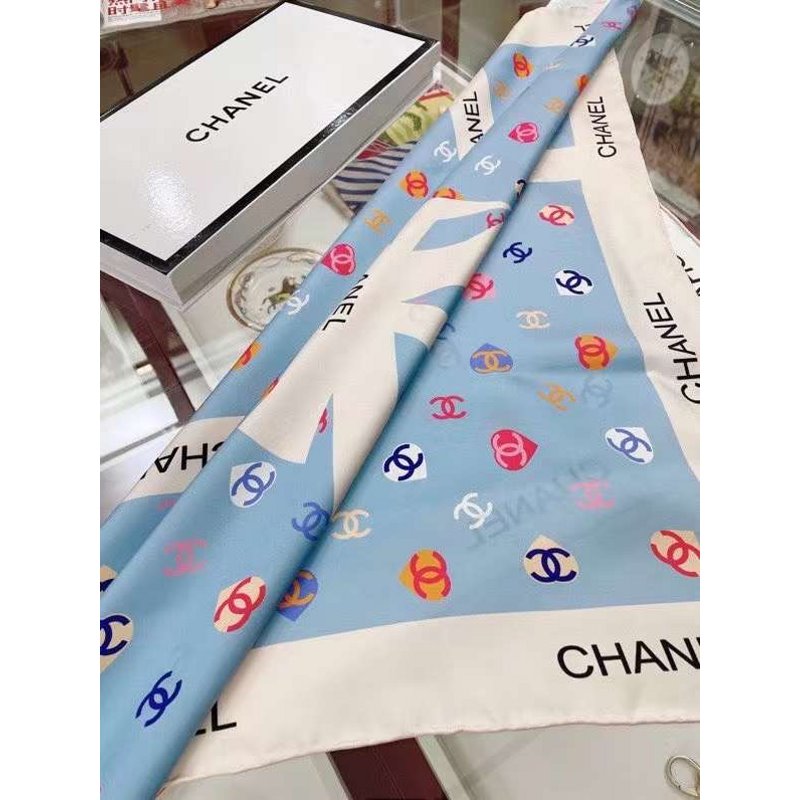 Chanel Twill Silk Square Scarf SS006009