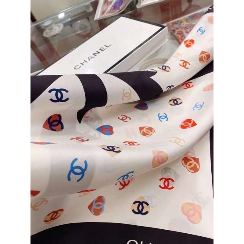 Chanel Twill Silk Square Scarf SS006010