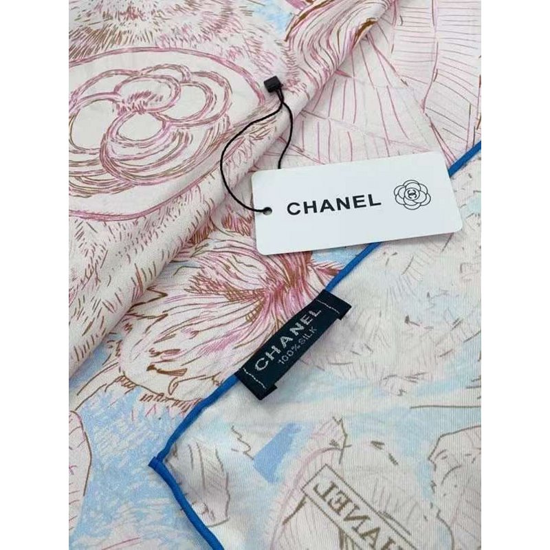 Chanel Twill Silk Square Scarf SS006079