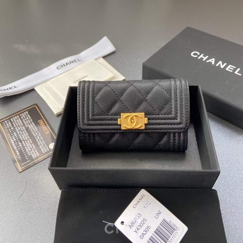 Chanel Leather Wallet WB001281