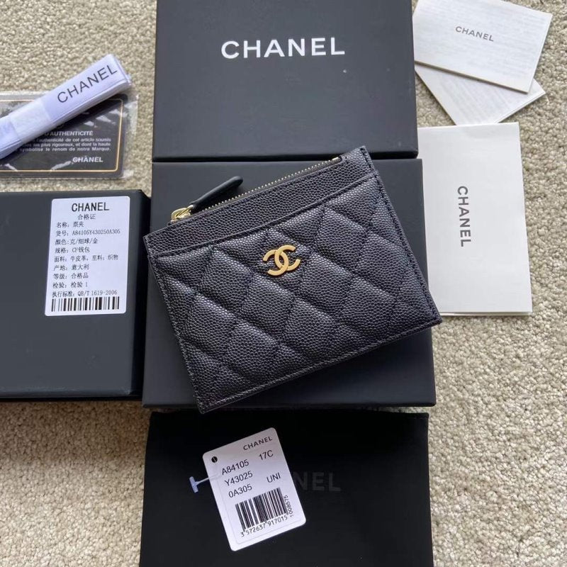 Chanel Leather Wallet WB001288