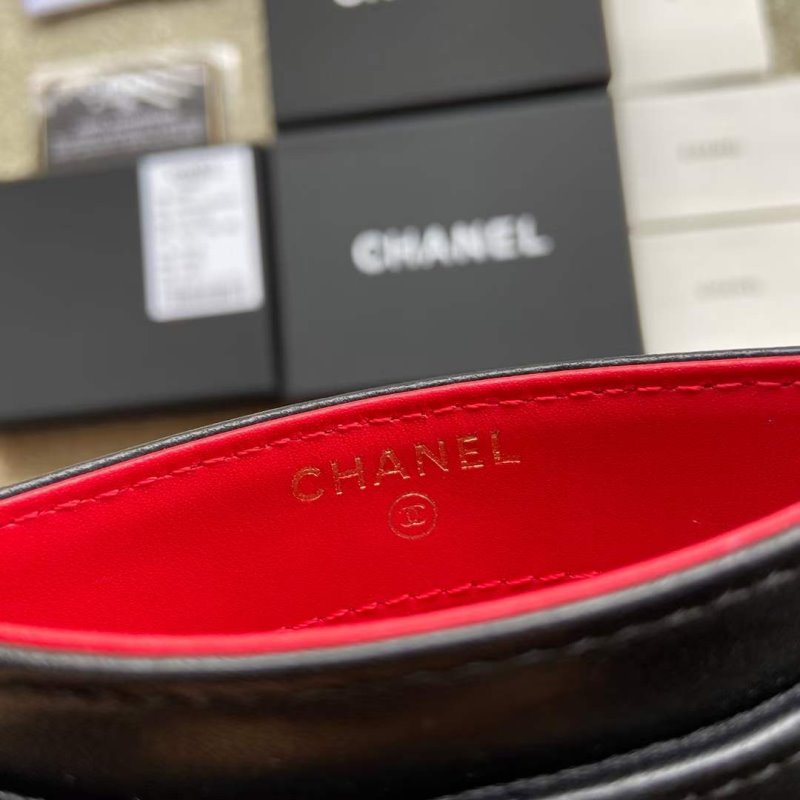 Chanel Leather Wallet WB001293