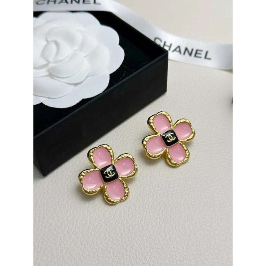 Chanel Pink Ear Color Earrings JWL00243