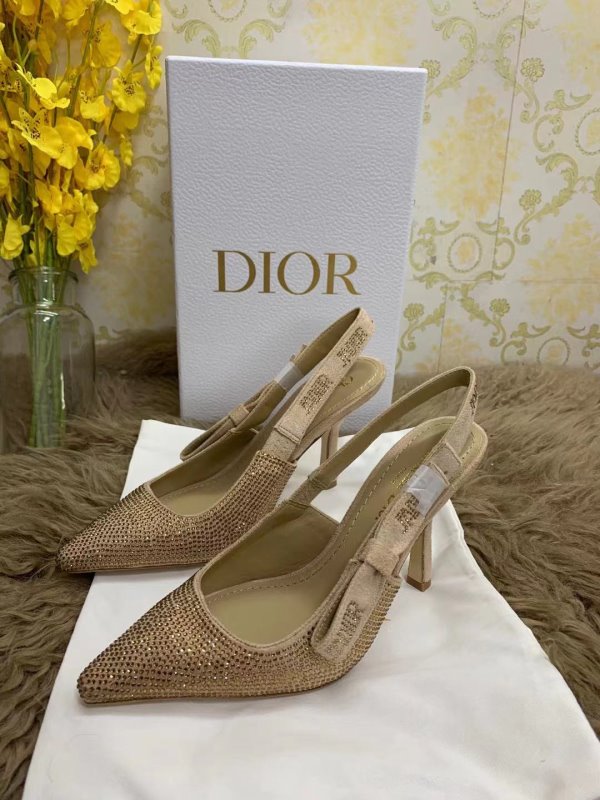 Dior Brown Heeled Sandals SHS02528