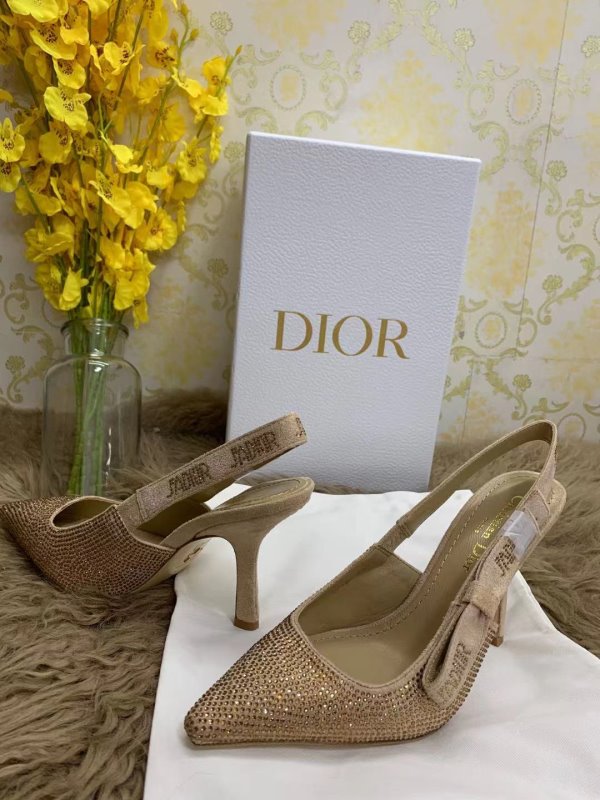 Dior Brown Heeled Sandals SHS02528