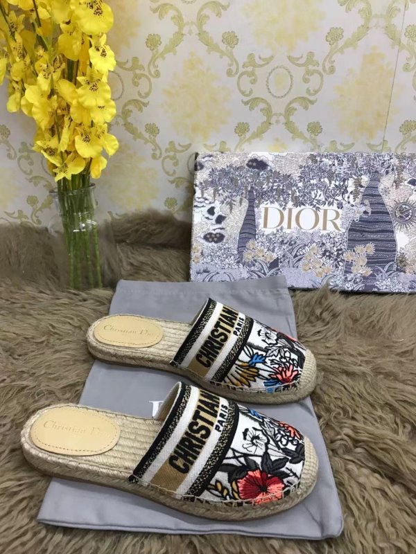 Dior Brown Slippers SHS02558