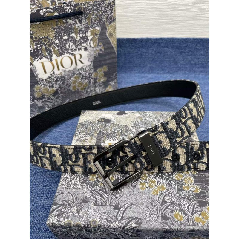 Dior Pin Buckle Leather Belt WB001190