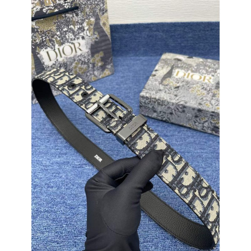 Dior Pin Buckle Leather Belt WB001190