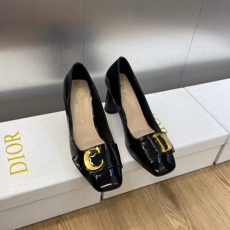 Dior Square Head Single Shoes SH00142