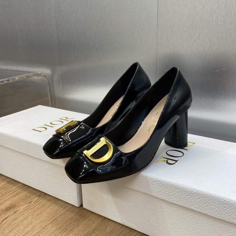 Dior Square Head Single Shoes SH00142