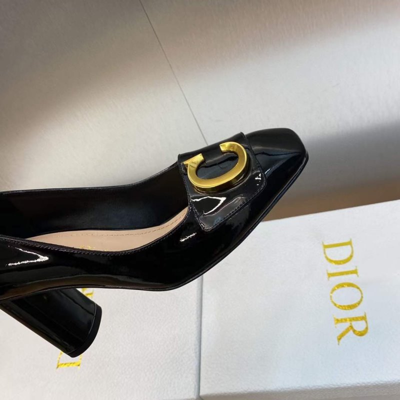 Dior Square Head Single Shoes SH00142