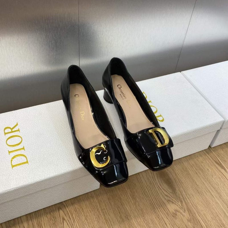 Dior Square Head Single Shoes SH00143