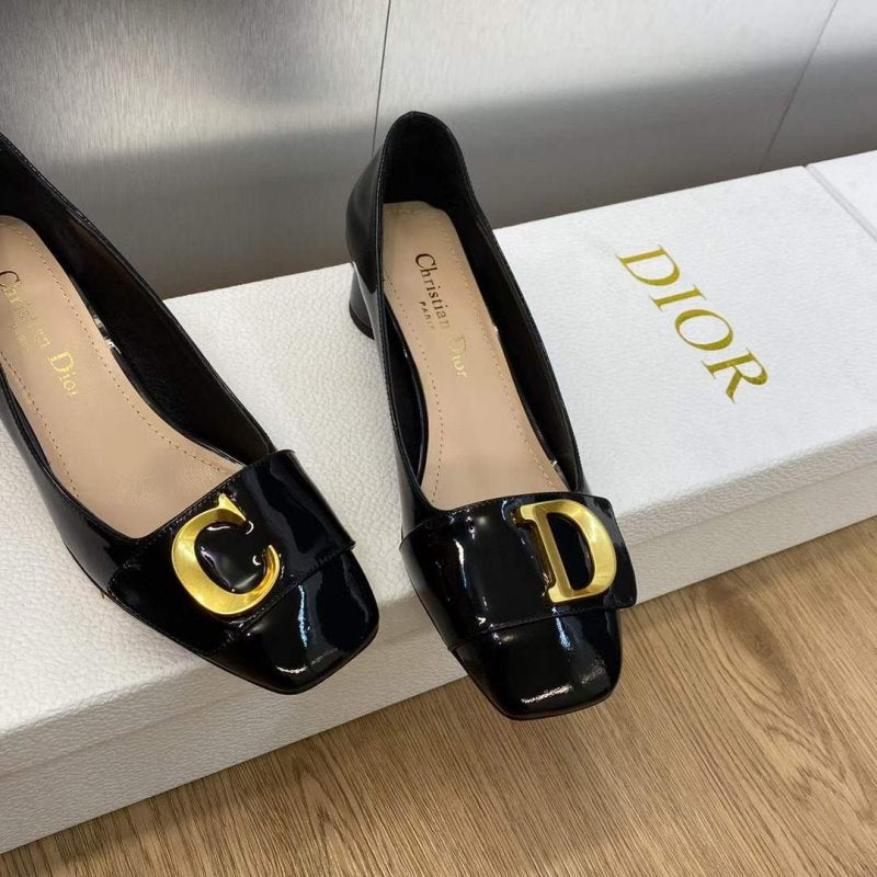 Dior Square Head Single Shoes SH00143