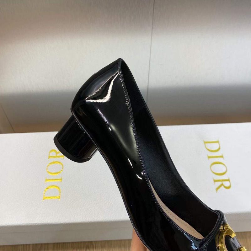 Dior Square Head Single Shoes SH00143