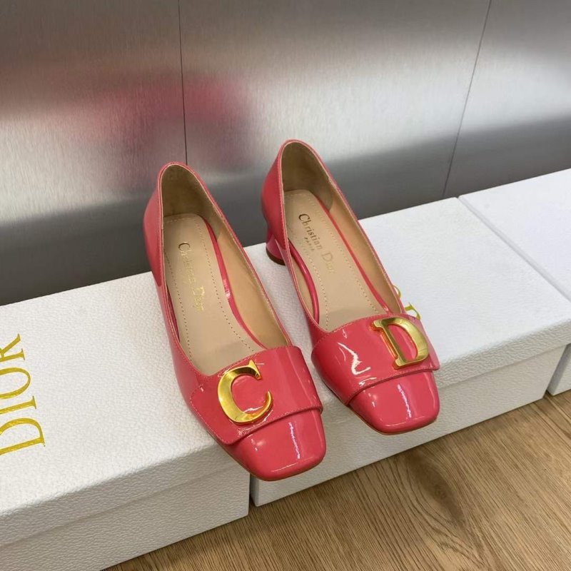 Dior Square Head Single Shoes SH00145