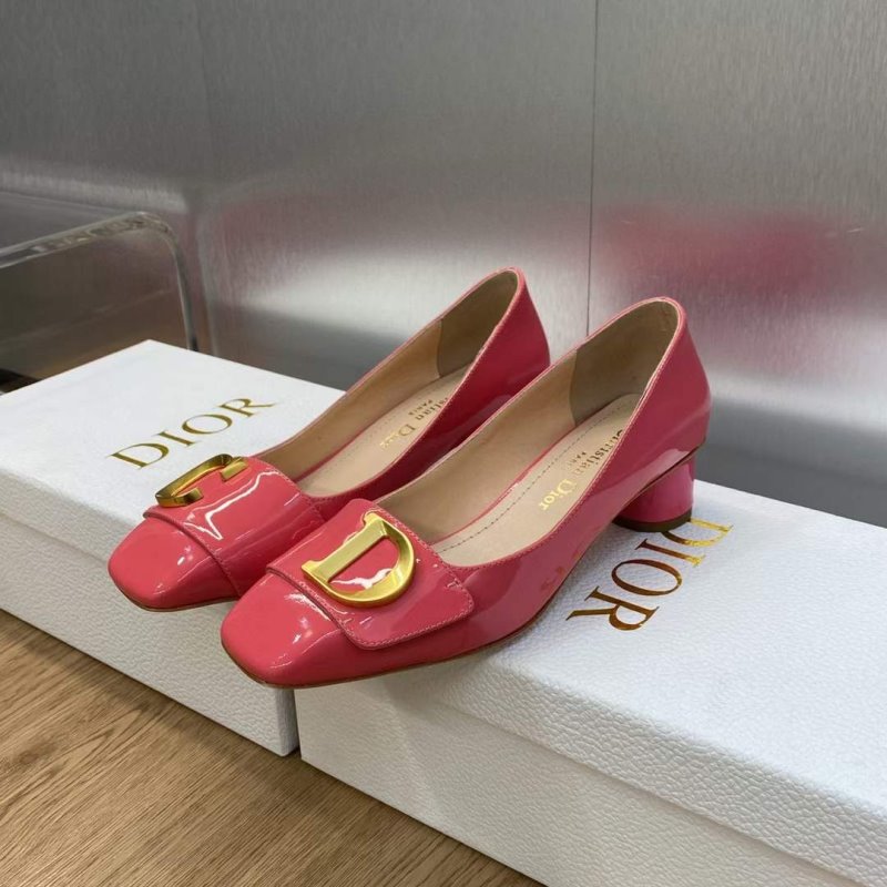 Dior Square Head Single Shoes SH00145