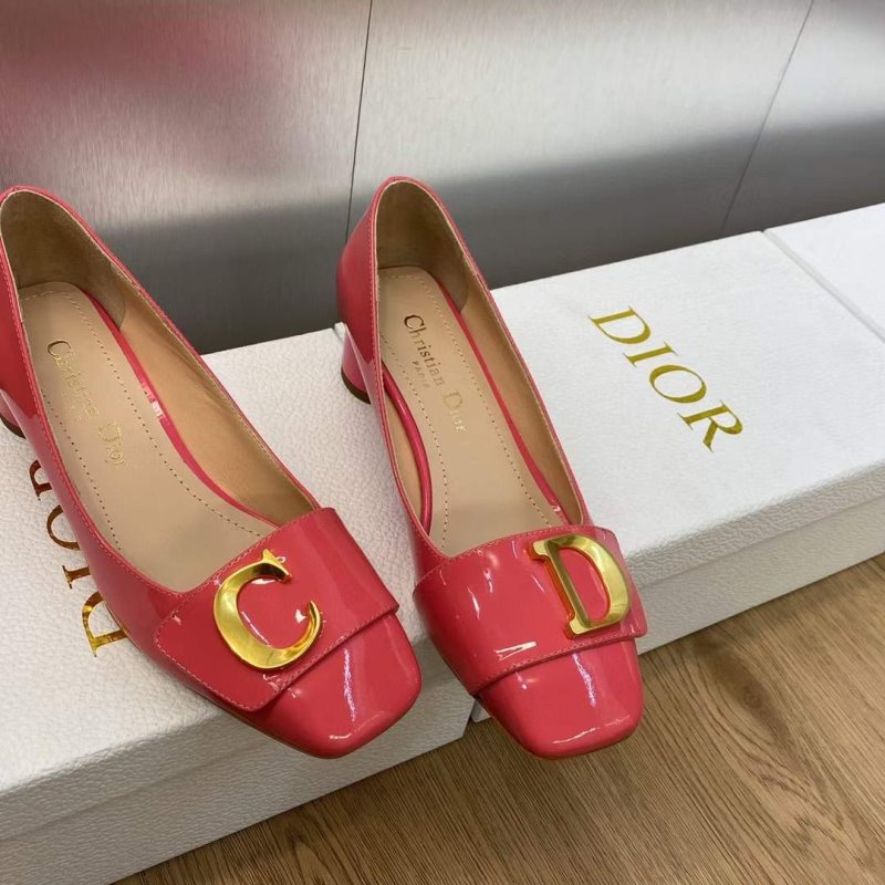 Dior Square Head Single Shoes SH00145