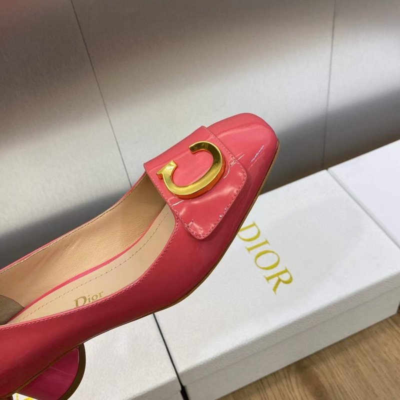 Dior Square Head Single Shoes SH00145