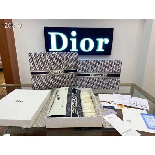 Dior Wool and Cashmere Square Scarf SS001010