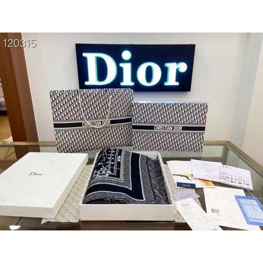 Dior Wool and Cashmere Square Scarf SS001011