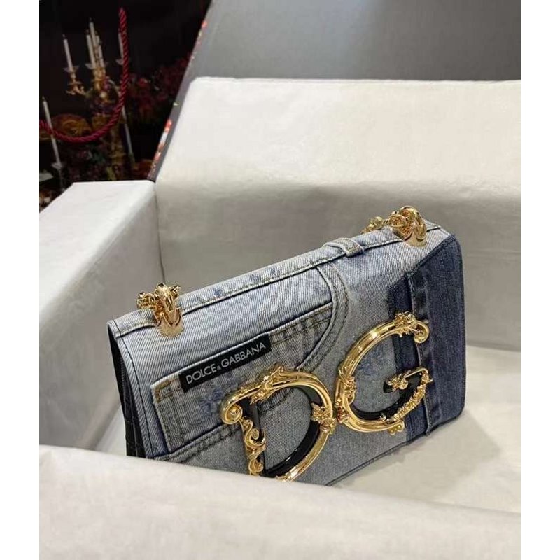 Dolce and Gabbana Hand Sling Denim Bag BGMP0686