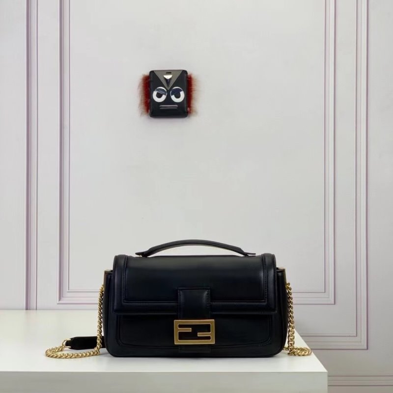 Fendi Black Baguette Mini Bag BFND9893