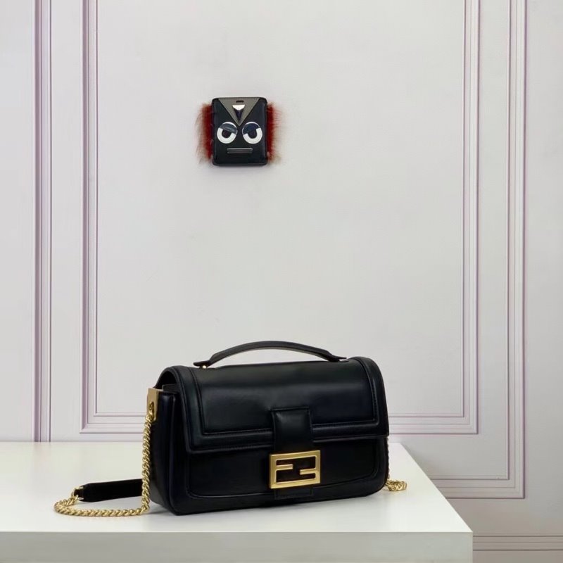 Fendi Black Baguette Mini Bag BFND9893