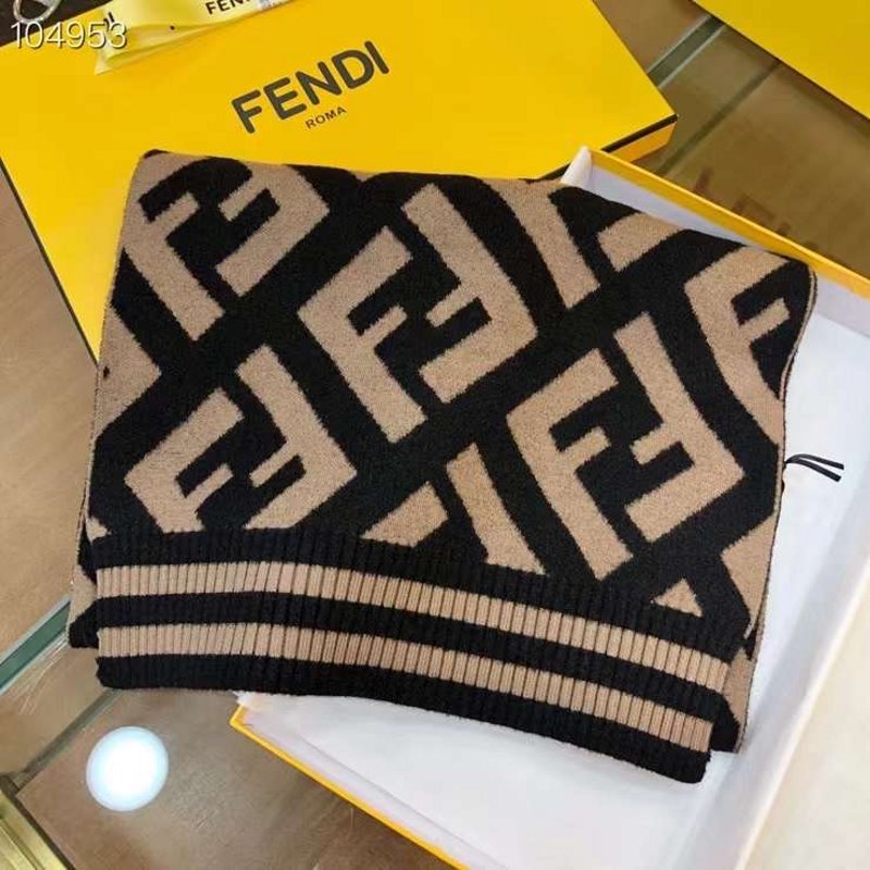 Fendi Silk Cashmere Scarf SS001014