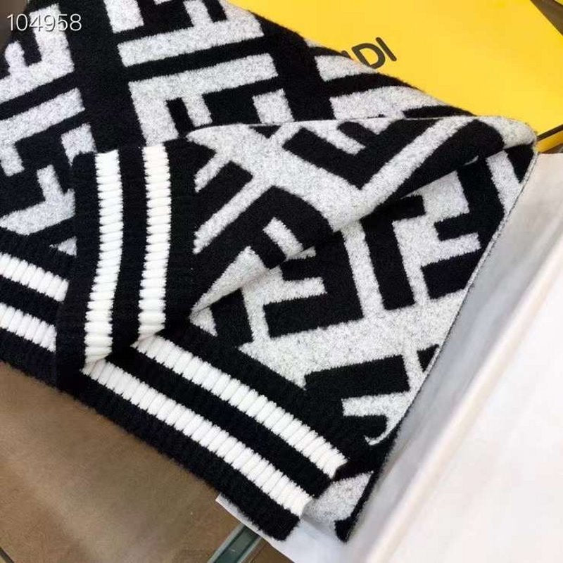 Fendi Silk Cashmere Scarf SS001015