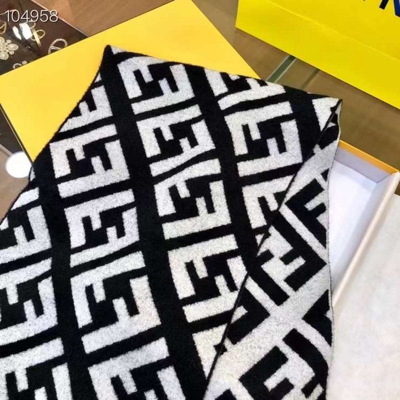 Fendi Silk Cashmere Scarf SS001015