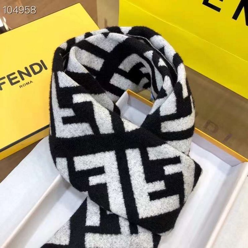 Fendi Silk Cashmere Scarf SS001015