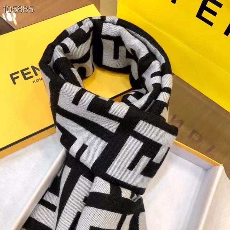 Fendi Wool Cashmere Scarf SS001026