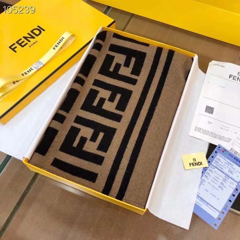 Fendi Wool Cashmere Scarf SS001027