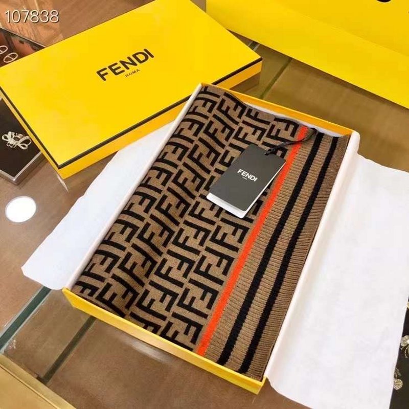 Fendi Wool Cashmere Scarf SS001028