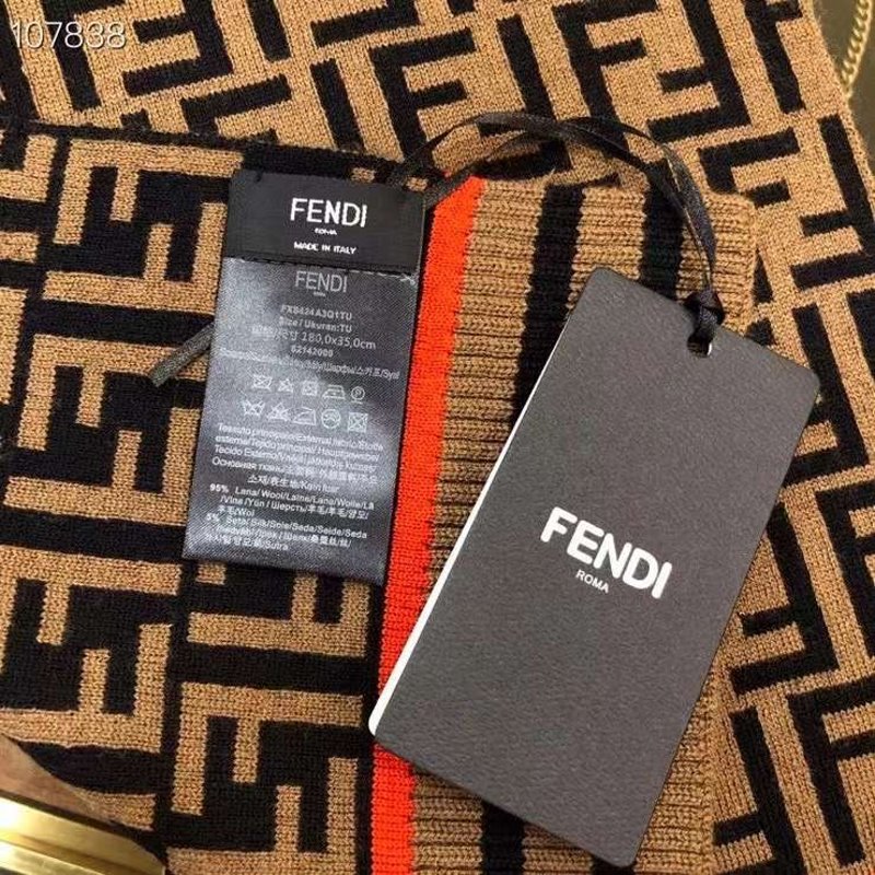 Fendi Wool Cashmere Scarf SS001028