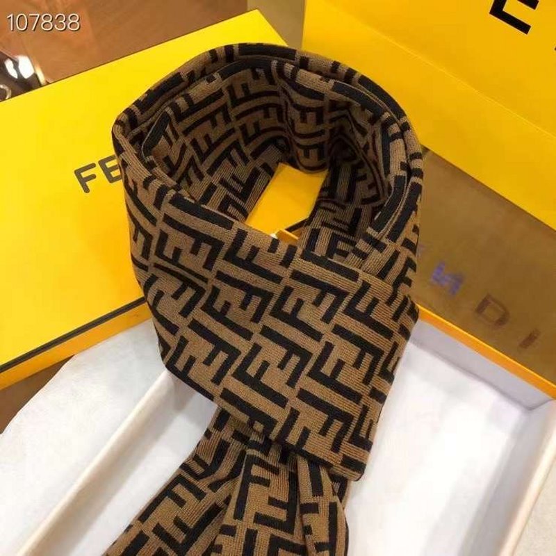 Fendi Wool Cashmere Scarf SS001028