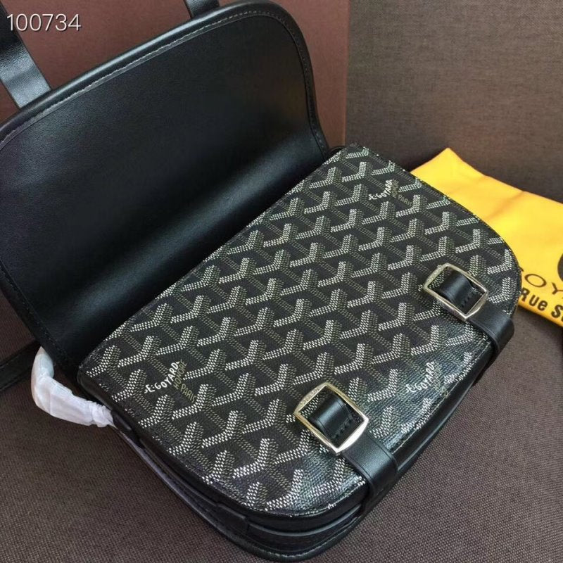 Goyard Black Mailman Bag GYD00214